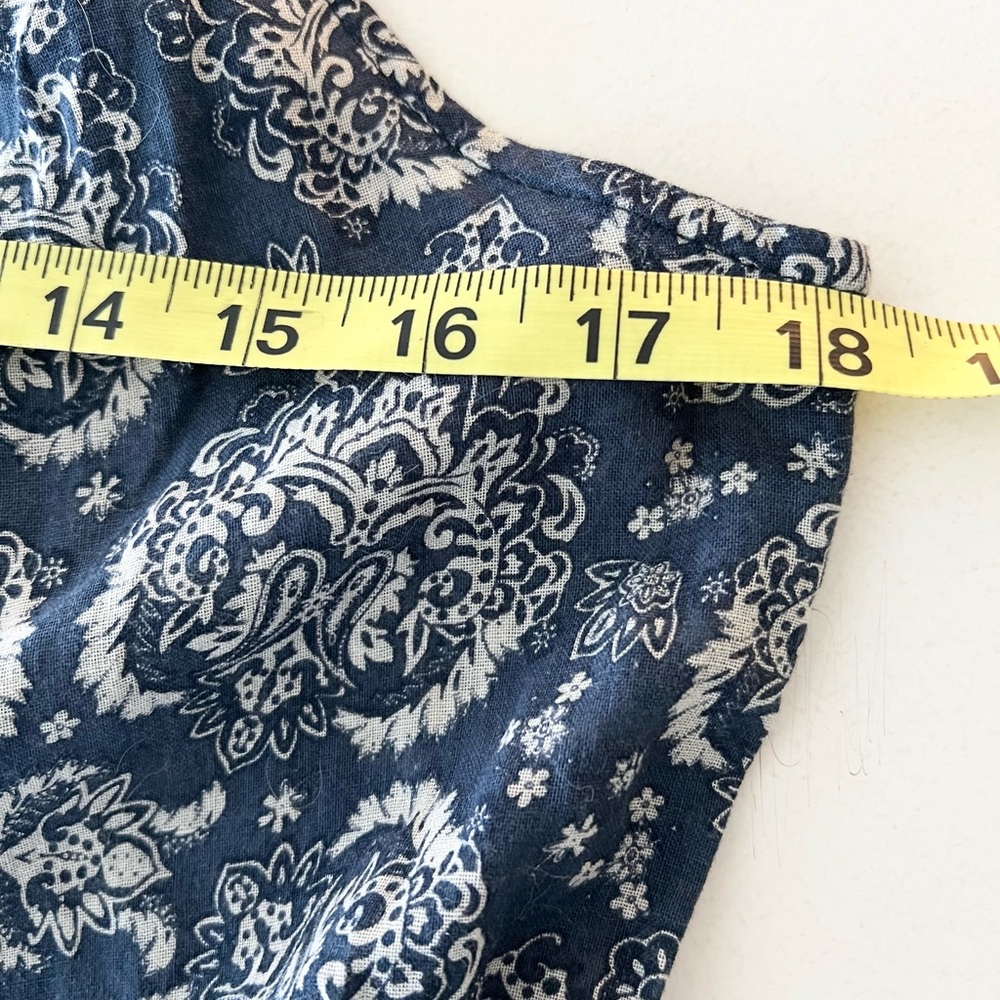 Coldwater Creek Paisley Maxi Dress Coastal Boho - Picture 5 of 12